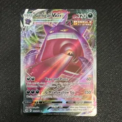 Pokemon Gengar VMAX 157/264 Fusion Strike Single Strike Full Art Ultra Rare Holo - Image 1