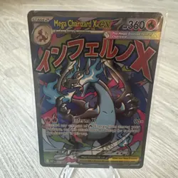 Pokemon TCG Mega Charizard X EX 023 Mega Evolution Promo - Image 1