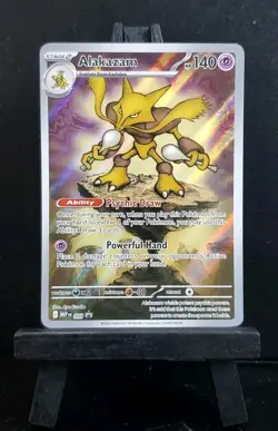 Pokemon TCG Mega Evolution Promo Alakazam 009 Holo - Image 1
