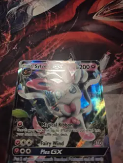 Sylveon GX 92/145 Pokemon Sun & Moon Guardians Rising Ultra Rare MP - Image 2
