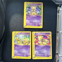 💥 alakazam/Abra/Kadabra 2002 Pokemon Vintage Expedition E-Reader Non Holo RARE - Image 1