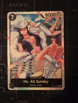 Ms. All Sunday OP14-084 The Azure Sea's Seven SR Foil One Piece - Image 1