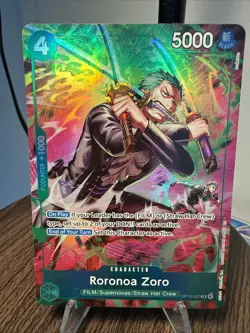 One Piece OP15 Roronoa Zoro OP13-037 TR Foil - Adventure On Kami's Island Eng - Image 1
