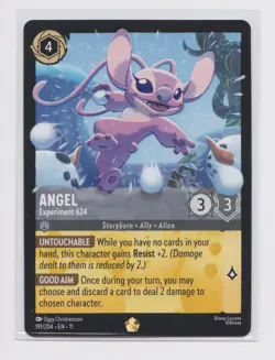 DISNEY LORCANA 2025 ANGEL EXPERIMENT 624 #191/204-EN-11 - Image 1