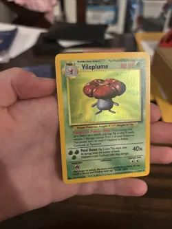 Pokemon TCG Vileplume Holo Unlimited Rare Card Jungle 15/64 No Symbol - Image 3