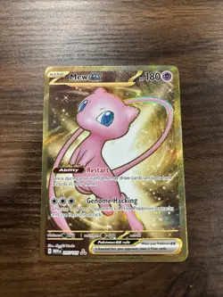 Pokemon Mew EX 205/165 Gold Hyper Rare Holo TCG Card Scarlet & Violet - Image 1