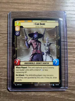 Star Wars: Unlimited Cad Bane, Hostage Taker Regular, Non-Hyperspace - Image 1