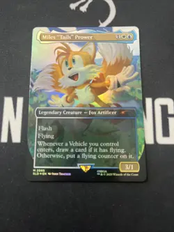 Foil Secret Lair Miles Tails Prower x1 Magic Cards MTG Sonic - Image 1