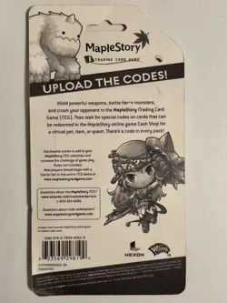2007 MapleStory Trading Card Game (1) 9 Cards Booster Pack , Sealed NIP - Image 2