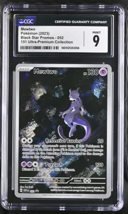 Mewtwo 052 SVP EN 151 UPC CGC 9 GEM Ultra Premium Collection Promo Pokemon Card - Image 1
