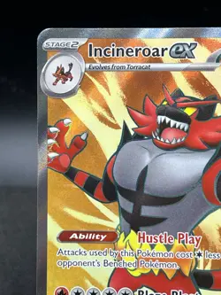 Incineroar ex 187/162 Sv05: Temporal Forces Holo - Rare Pokemon TCG Card NM+!! - Image 3