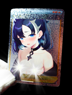 Pokemon Marnie Waifu Trainer Secret Rare Full Art Alt Art Holofoil Custom Card - Image 4