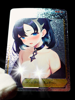 Pokemon Marnie Waifu Trainer Secret Rare Full Art Alt Art Holofoil Custom Card - Image 5