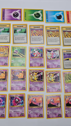 Near Mint | 33 Vintage Pokemon Card Lot | Sabrina's Gym Challenge Set | NM - Image 2