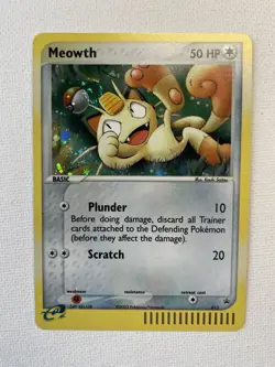 Meowth Black Star Promo 013 Holo Pokemon Card - Image 1
