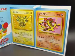 Zapdos Moltres ANA Airlines promo Japanese Pokemon Card 1998 - Image 1