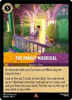 Disney Lorcana TCG Archazia's Island The Family Madrigal 40/204 - Image 1