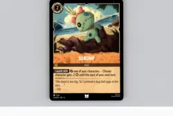 Disney Lorcana Azurite Sea Scrump Non Holo Uncommon 33/204 LP - Image 1