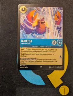 Tamatoa - Seeker of Shine 156/204 Cold Foil Super Rare Disney Lorcana EN - 11 - Image 1