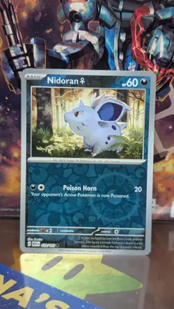 Pokemon TCG 2023 Nidoran F 029/165 Sv: Scarlet & Violet 151 Reverse Holo Card - Image 1
