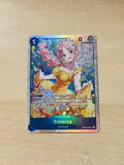 Rebecca SR OP15-053 ENGLISH ONE PIECE Card Adventure on KAMI’s Island NM Blue - Image 1