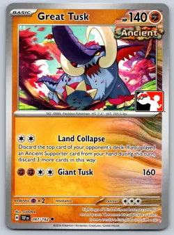 Great Tusk - Uncommon Prize Pack Series Cards 097/162 NM - Image 1