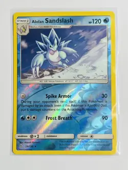 Alolan Sandslash 29/156 Sun & Moon SM Ultra Prism Reverse Holo Pokemon TCG Card - Image 1