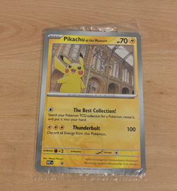 Pokemon TCG Pikachu At The Museum Jumbo Card Promo - Brand New And Sealed - Image 1