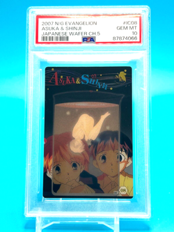 Neon Genesis EVANGELION Asuka Shinji Rei Card IC-08 2007 Psa10 Made In Japan F/S - Image 1
