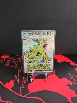 Tyranitar ex 211/197 Obsidian Flames Full Art Ultra Rare Holo Pokemon Card NM - Image 1