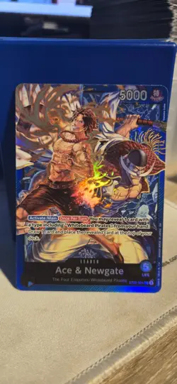 Ace & Newgate ST22-001: One Piece CCG Foil Card - Image 1