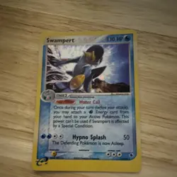 Pokemon TCG Swampert Ruby & Sapphire 13/109 Holo Rare 110 HP English 2003 Card - Image 1