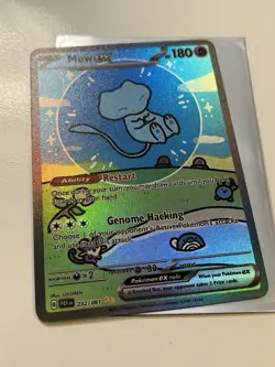 Pokemon Bubble Mew Ex 232/091 Paldean Fates CUST0M Fan Made Special SIR Card - Image 2