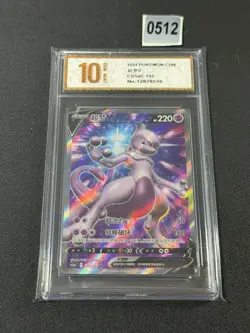 Mewtwo V SR CS5aC-135/127 Pokemon Card Chinese Grade 10 - Image 1