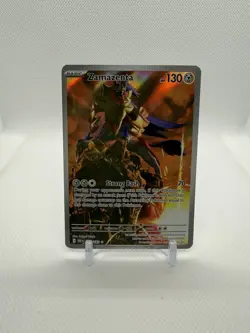 Zamazenta Pokemon TCG Destined Rivals Illustration Rare Card 201/182 - Image 1