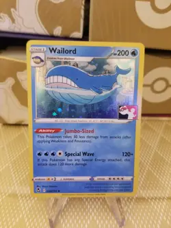 Wailord Holo Pokemon Prize Pack Series 3 Promo Pokemon Card NM/LP - Image 1
