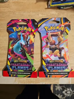 Pokemon Mega Evolution Booster Pack - 10 Cards Pack Lot Of 2 Packs As Shown - Image 1