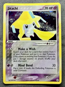 Pokemon TCG Jirachi Holo Rare Card 8/101 EX Hidden Legends NM - Image 1