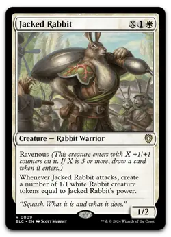 Jacked Rabbit #9 (LP) Bloomburrow BLC Magic MTG - Image 1