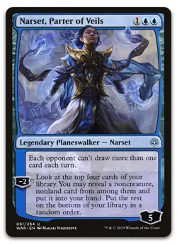 Narset, Parter of Veils #61 (LP) War of the Spark WAR Magic MTG - Image 1