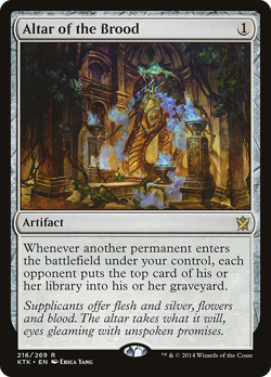 Altar of the Brood #216 (MP) Khans of Tarkir KTK Magic MTG - Image 1