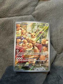Pokemon Eevee Holo TCG Card 188/167 Sv06 Twilight Masquerade - Image 1