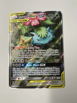 Pokemon Sun And Moon Tag Team: Venusaur and Snivy GX sm229 - Image 1