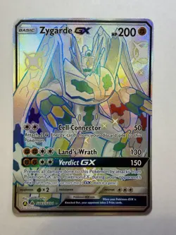 Pokemon TCG Zygarde GX SV65/SV94 Shiny Holo Rare Hidden Fates Shiny Vault - Image 1
