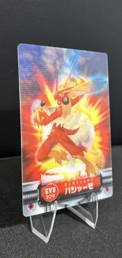 Torchic Blaziken Japanese LENTICULAR Zukan Carddass Nintendo Pokemon - Image 3