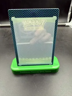 Pokemon UltraPro Magnetic One Touch Card Holder Case & Stand NEW Green Ogerpon - Image 1