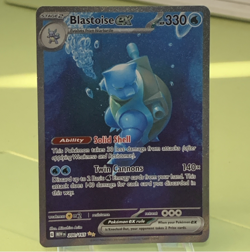 Pokemon TCG Blastoise ex 200/165 Scarlet & Violet 151 Special Illustration Rare - Image 1