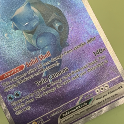 Pokemon TCG Blastoise ex 200/165 Scarlet & Violet 151 Special Illustration Rare - Image 4