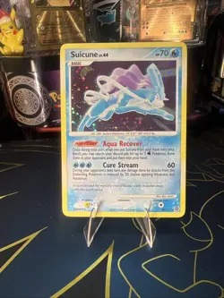 Pokemon TCG Suicune Holo Rare Card 19/132 2007 Secret Wonders LP - Image 2