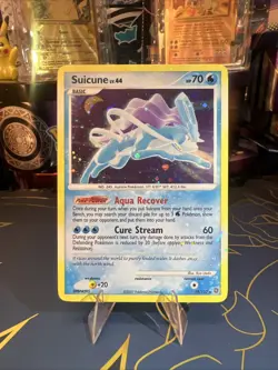 Pokemon TCG Suicune Holo Rare Card 19/132 2007 Secret Wonders LP - Image 3